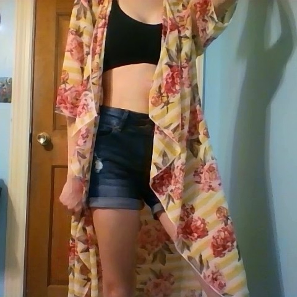 NWT Floral Kimono (Lularoe Shirley)